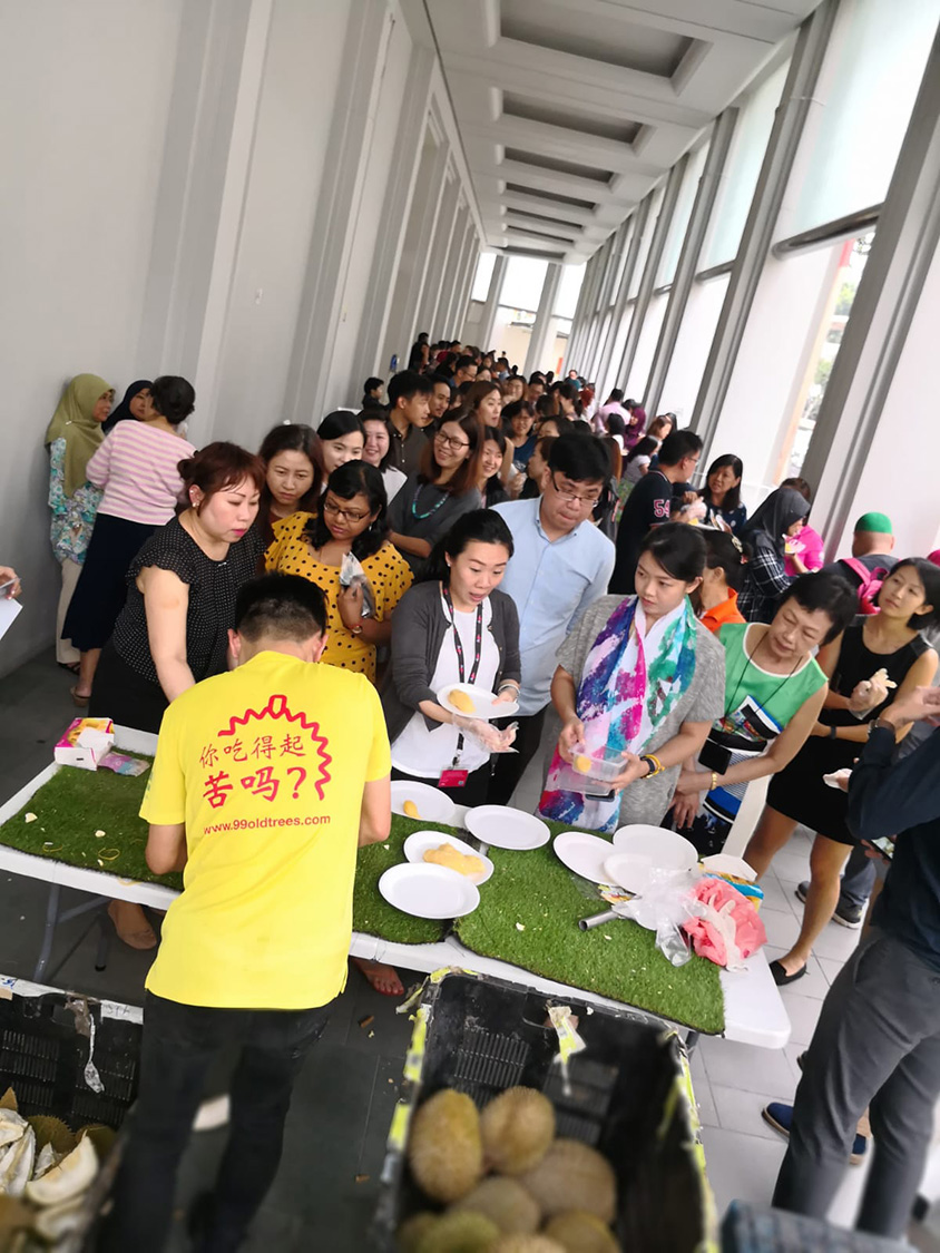 Corporate Durian Party - Singapore Tourism Board Corporate Durian Party - Singapore Tourism Board